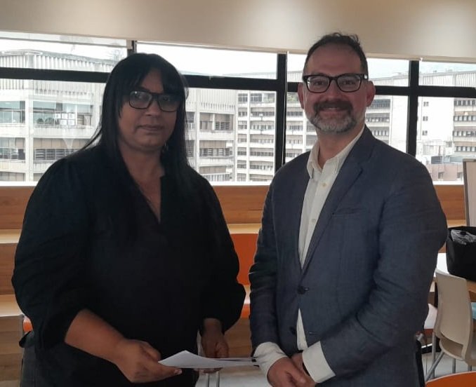 fundalatin's tweet photo. Sostuvimos una reunión con el Relator Especial de la #ONU sobre el Derecho a la Alimentación, Michael Fakhri, a quien le entregamos evidencias del duro impacto del bloqueo económico impuesto por #EEUU contra el país, especialmente en las áreas de alimentación y salud. https://t.co/n6OQ8BJ6aD