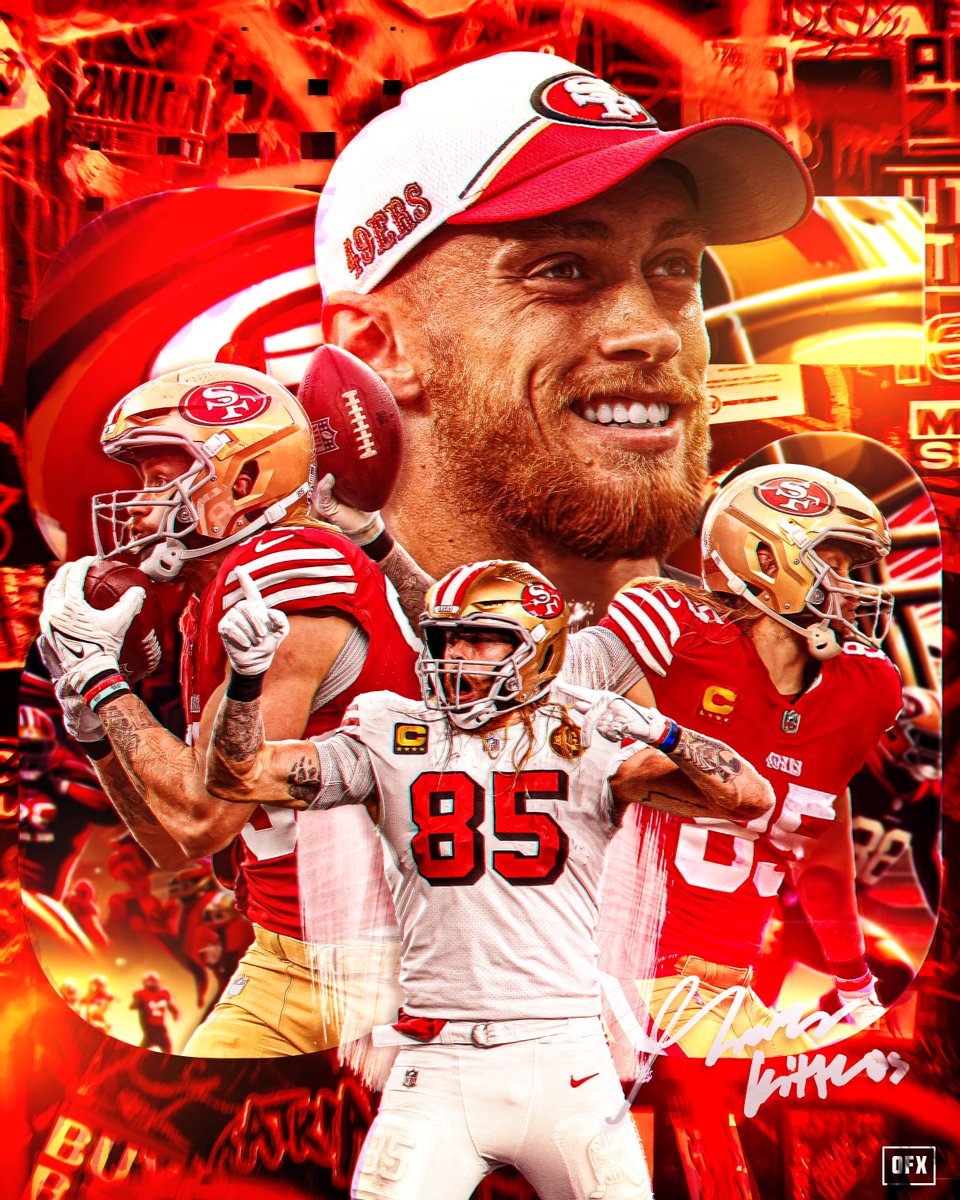 With the #SuperBowl next week, I couldn't help but make this design of @gkittle46 ! @49ers / #smsports #49ers #NFLPlayoffs #nfl #nfltwitter #FTTB