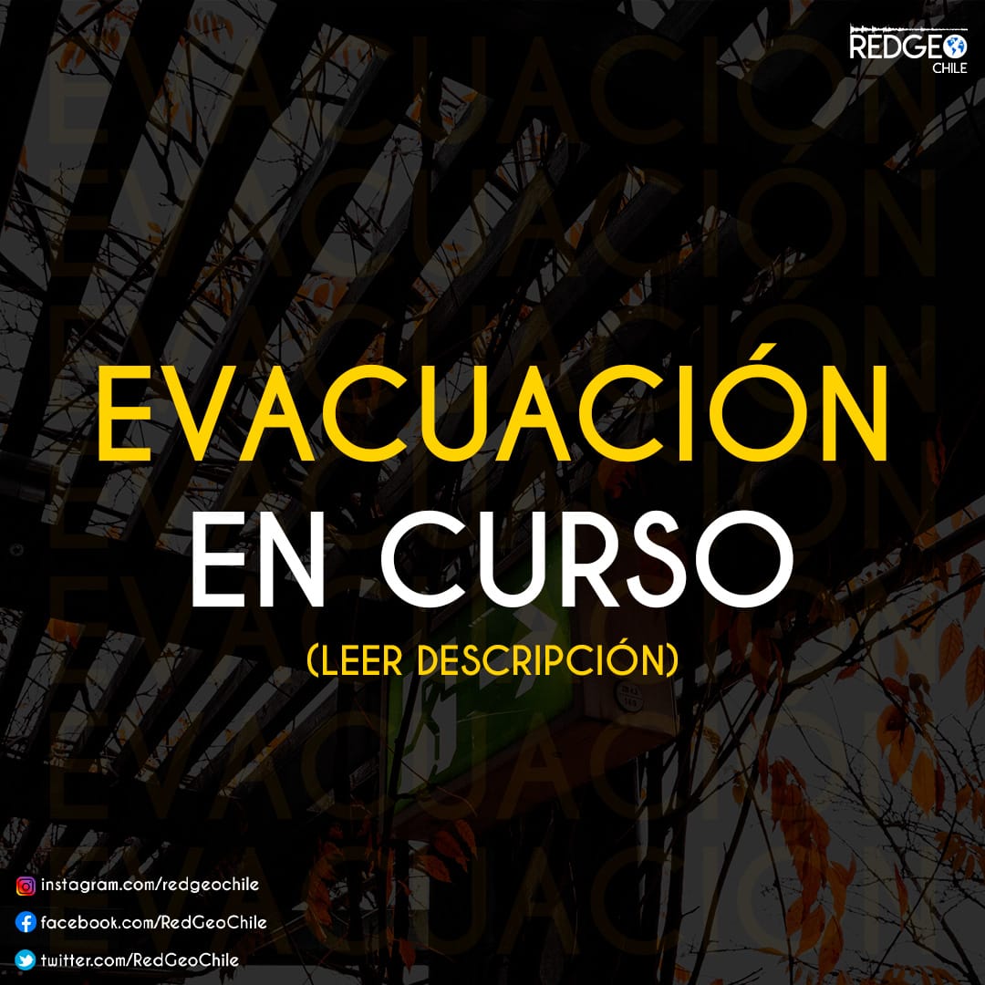 AHORA ⚠️🔥 Por incendio forestal, #SENAPRED solicita evacuar sector El Manzano, zona Copec, en la comuna de Las Cabras, región de O’Higgins.

📲 #SENAPRED activó mensajería SAE.
