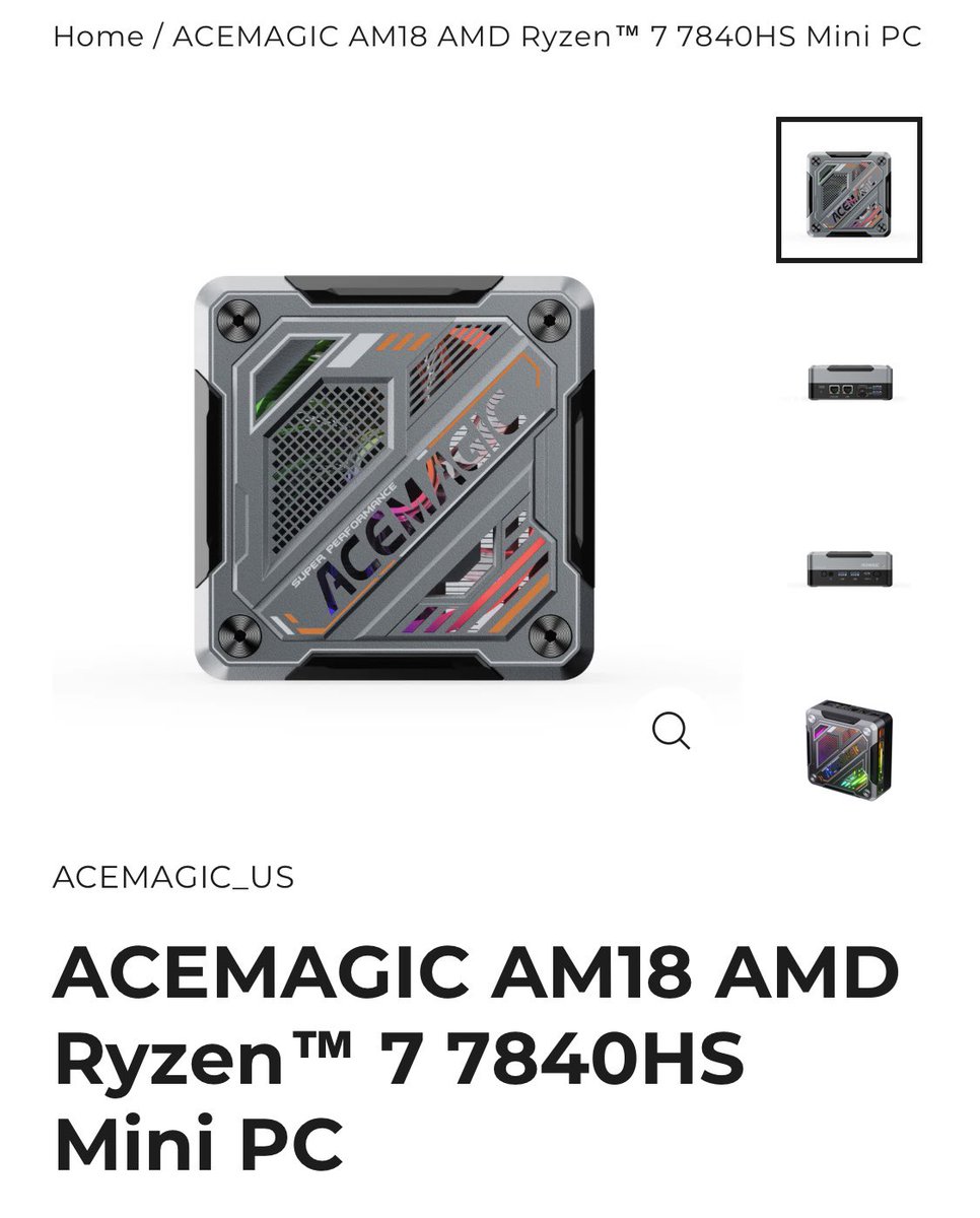 Contactpaper33's tweet image. ✅🙋‍♂️🤞💻

My favorite #ACEMAGICPC is the ACEMAGIC AM18 🤩 

#loveacemagicpc