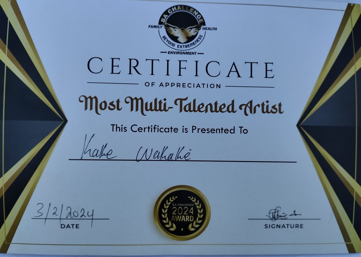kake_wakake's tweet photo. Grateful for the recognition as the most talented artist in both music and fitness wellness – a harmonious blend of passion and dedication. 🎶💪 #MultitalentedJourney https://t.co/RVqdVrGDKG