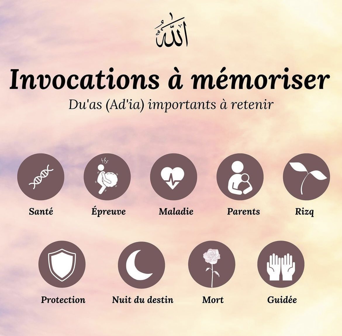 Quelques invocations à mémoriser