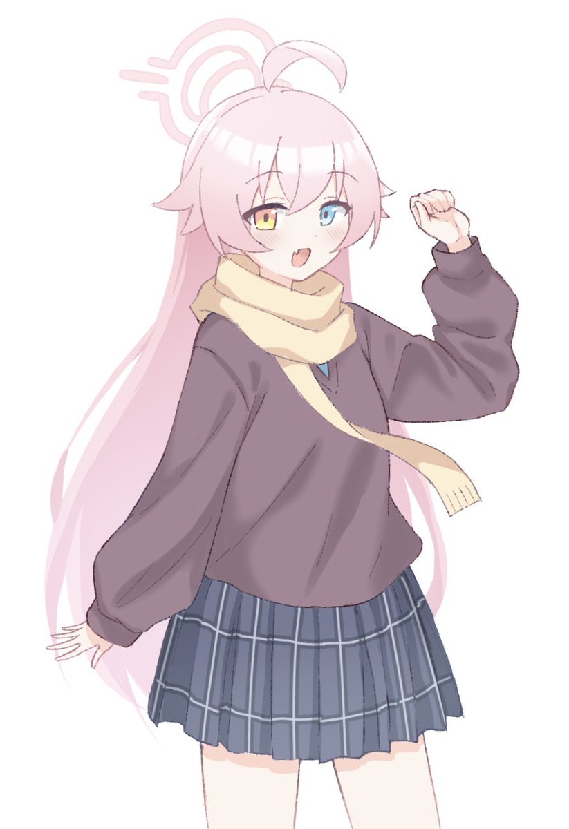 ホシノ「ホシノ……… 」|あげぱんこのイラスト