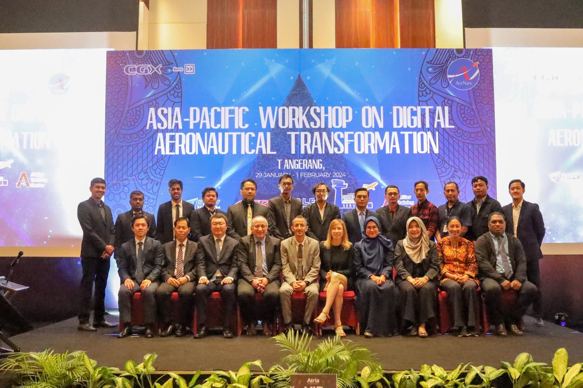bunkongnov's tweet photo. Very informative - the Asia-Pacific Workshop on Digital Aeronautical Transformation, 29 Jan - 1 Feb 2024, #Tangerang, #Indonesia 
#AIS #AIM #eTOD #AMDB #DigitalNOTAM @CGXAERO @AirNavIndonesia https://t.co/9LYm45MLkf