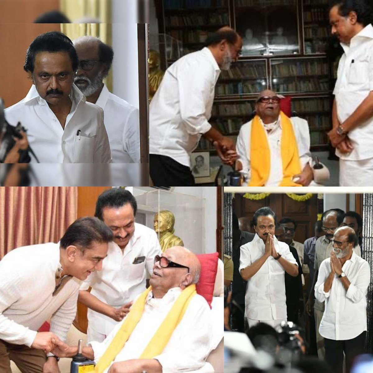 surbalutwt's tweet photo. #Throwback :
Powerfull force #superstar @rajinikanth
When #Thalaivar announced coming to politics and met Kalaignar for Blessing the reaction of stalin says it all 🤣🤣
Not only DMK we still can’t forget how they afarid of #SuperstarRajinikanth and attacked him from all sides . 🔥
Bcoz they all knew he is most influenced person among people comapred to politicians.
Reaction when DMk B team Kamal meets 🤣🤣🤣