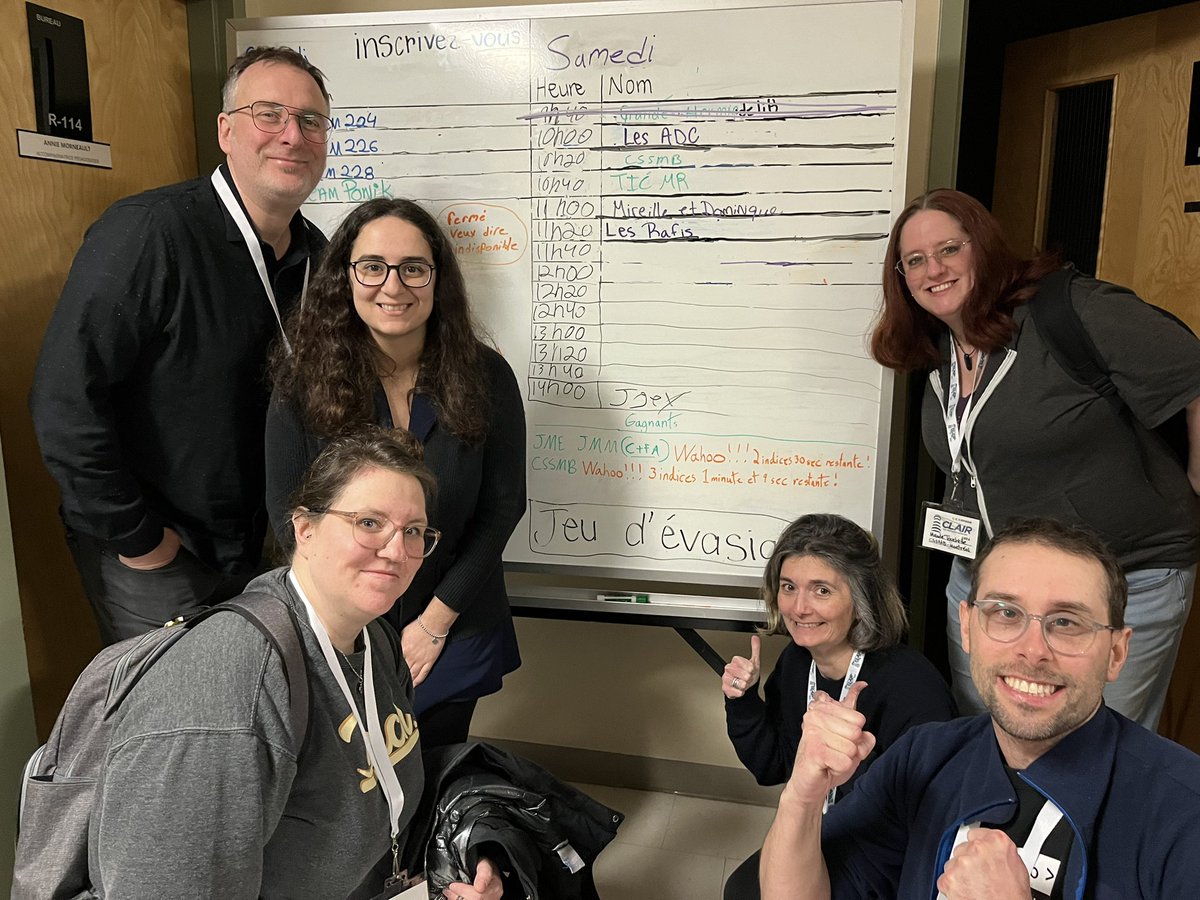 #clair2024 #wootwoot escape game réussi par l’équipe du CSSMB