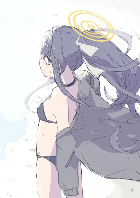 謝謝優願意出來找我#ブルアカ 