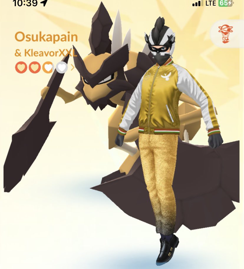 doctornosleep45's tweet image. This is what I’m talking about!!! @osukapain #dripking #StyleSavant #PokemonGOApp