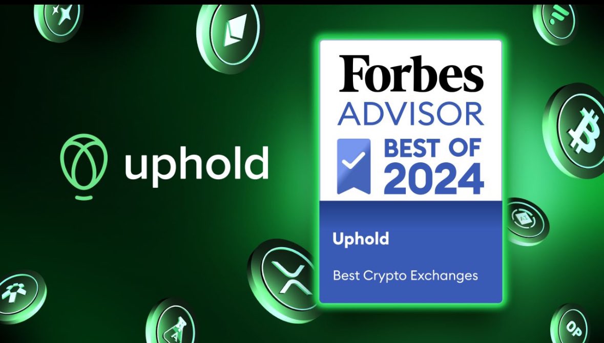 We @UpholdInc are excited to announce that Forbes Advisor has named Uphold  the Best Crypto Exchange in the UK! With over 20 data points analyzed,  including cryptocurrencies offered, fees, security, and education,