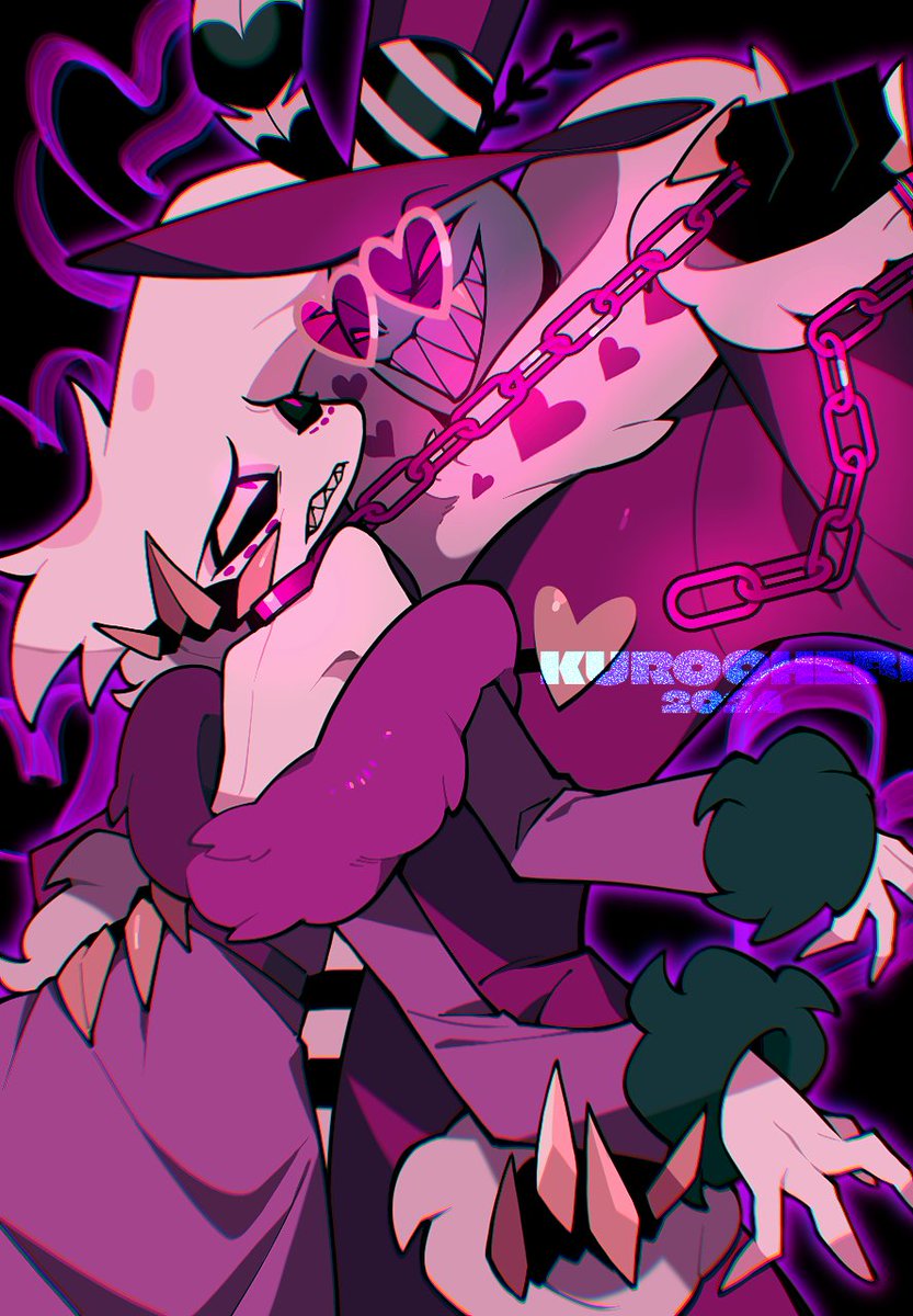 😈😈❤️❤️

#HazbinHotel
#HazbinHotelAngelDust 
#HazbinHotelVal