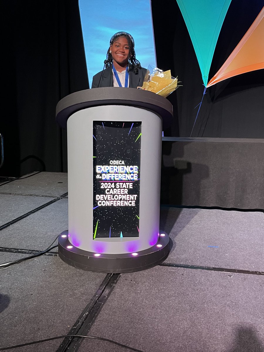 hara_hetta_1's tweet photo. Let me introduce you to the newly elected GA State VP of Marketing… Miss Ava Stacker @DECAInc@Georgia_DECA @OneWestlakeDECA @Franchesca_Warr @latoya_miley @LadyWoodhouse23@SandtownMS@ https://t.co/kTFo6NBABM