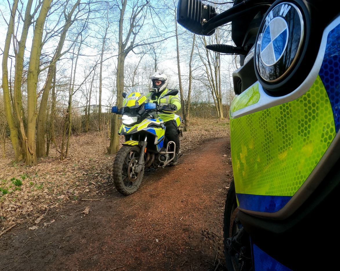 Out today on the @BMWMotorrad #F750GS around Liverpool parks, green spaces, cemeteries and the Loop Line looking for those causing ASB on Off Road bikes. New Off Road kit also given an airing! #OpsBikes
