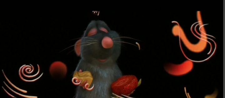 Imagine this scene but if ratatouille was tasting Raising Canes