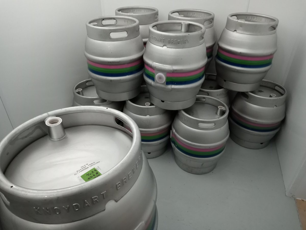 A few casks of The Seven Men 4.5% bitter. Next stop The Old Forge, Knoydart. <a href="/theoldforgecbs/">The Old Forge, Knoydart</a> #knoydart