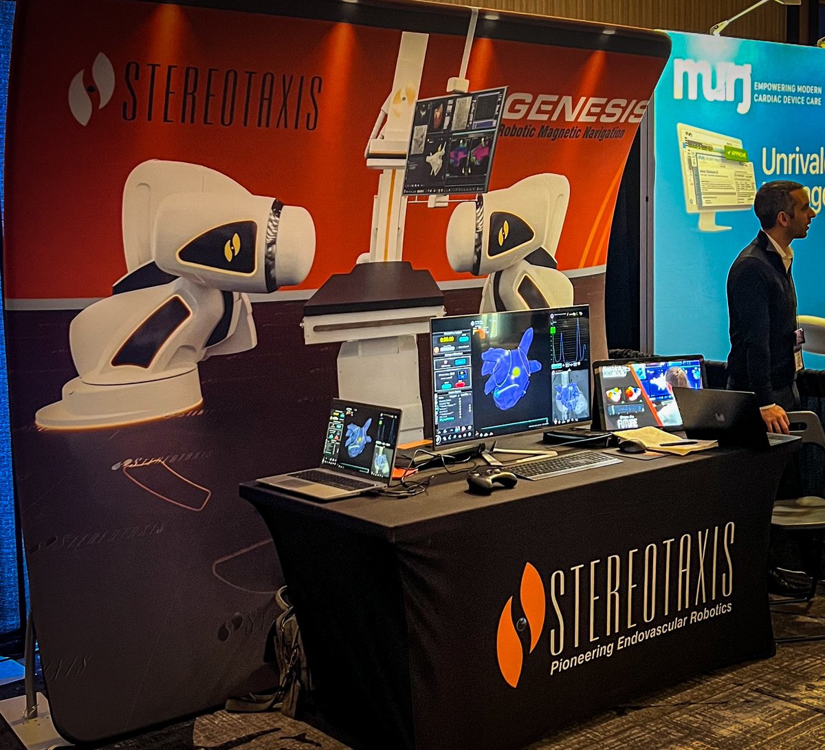 JoeProvost7's tweet photo. Walking the show floor at #AFSymposium2024, I’m impressed by the volume of creative products to treat AFib. 

Proud to see so many companies choose EnSite’s open architecture for visualization, data integration, and more.
 
#AbbottProud #OneSystemSolution https://t.co/f6euOh8LCb