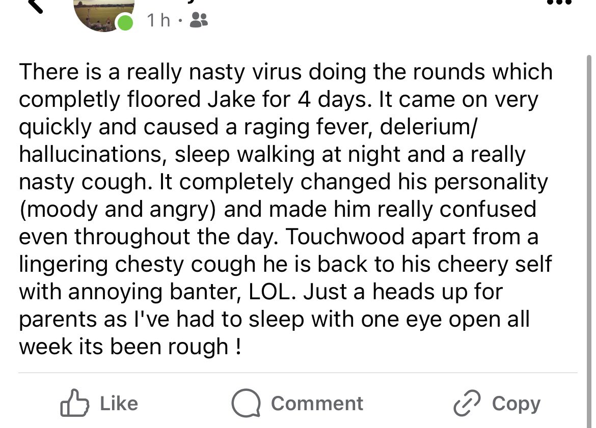 chatswithem's tweet image. Heavy spray in this area 

So many people are ill at the moment . From coughs that never get better to this kind of thing.... 

#whenwillitend