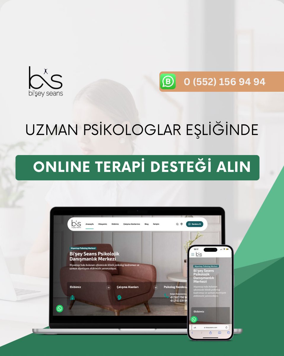 Online terapist arıyorsan ve bulunduğun herhangi bir konumdan terapini yapmak istiyorsan Bi’Şey Seans ile seansınızı planlayabilirsiniz. 
📱 0 552 156 94 94
☎️ 0 (212) 231 94 94
#bişeyseans #onlinepsikolog #terapistarıyorum #nişantaşıpsikolog #depresyonterapisti #psikologarıyorum