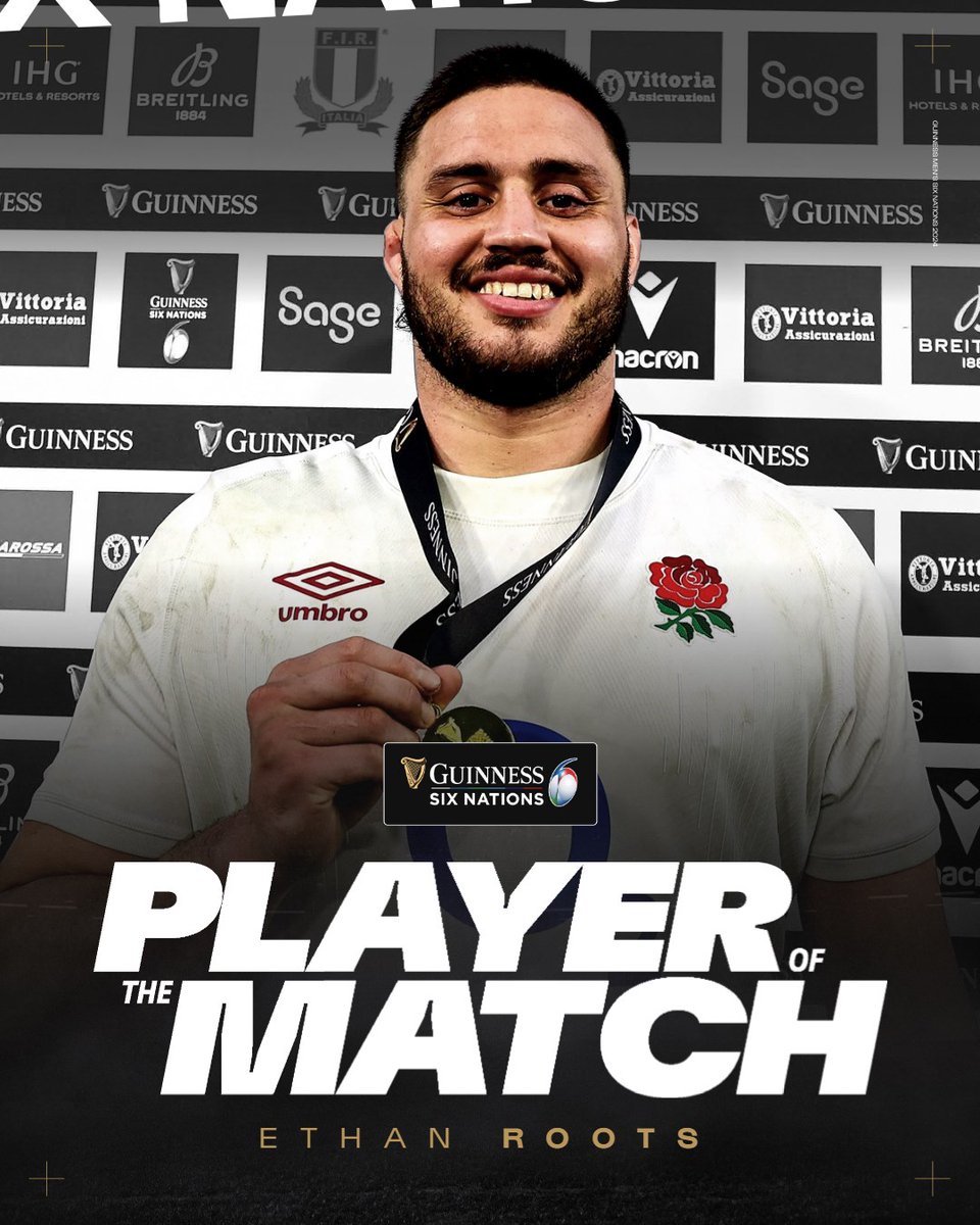 That's how you mark your @EnglandRugby debut 🤩

Today's #GuinnessM6N Player of the Match, Ethan Roots 🙌🔥

#ITAENG