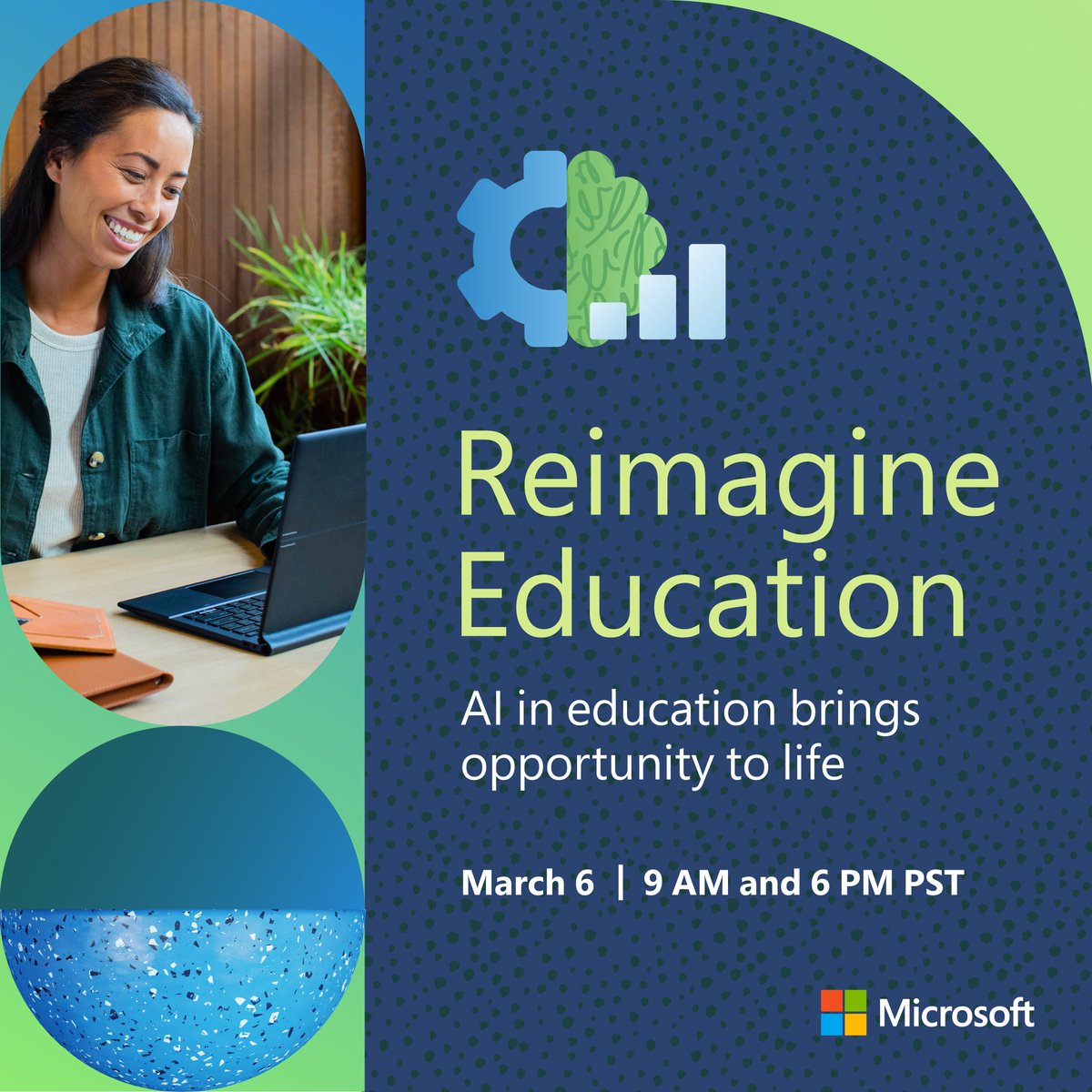 Want to continue learning after #Bett2024?

Join us for #MicrosoftReimagine, a free digital event from #MicrosoftEDU covering AI in education, building on your cybersecurity foundation, and the future of work: msft.it/6012i2YDA