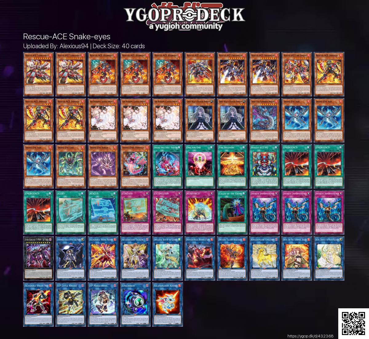 Yu-Gi-Oh! Deck of the Day - Rescue-ACE Snake-eyes  https://t.co/MJLJDmFWSc  27  0 #yugioh #yugiohtcg