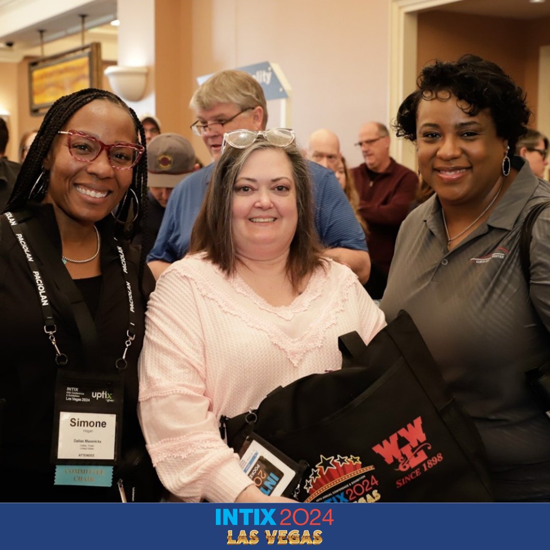 intixassoc's tweet photo. Thank you to everyone for attending #INTIX2024! HUGE shoutout to #LasVegas, our incredible attendees, sponsors, and exhibitors for making this year's conference unforgettable. 💙 https://t.co/7umMCmTcu9