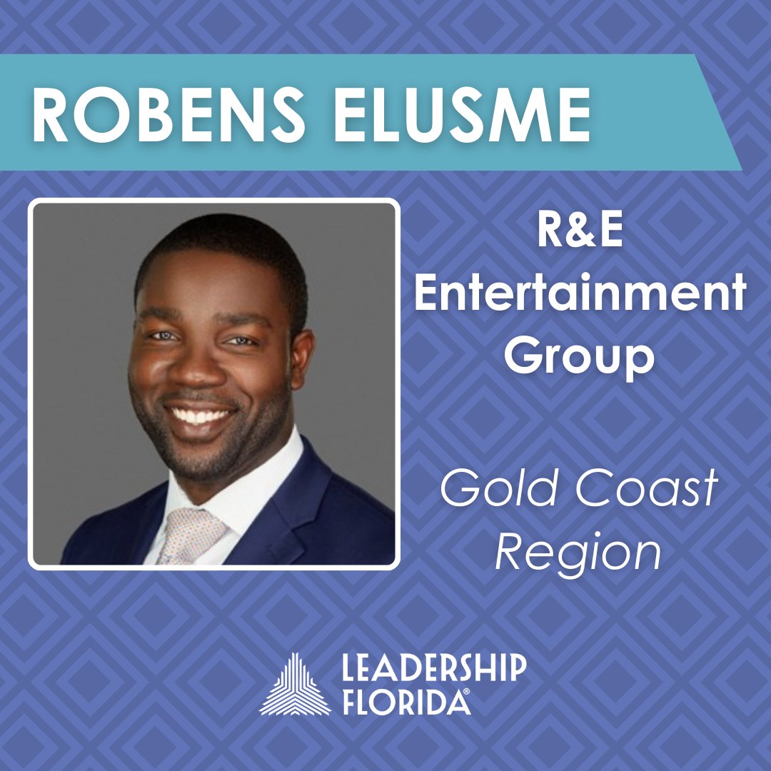 LeadershipFla's tweet photo. Welcome to new #ConnectClass13 member, Robens Elusme, in the #GoldCoastRegion. Robens is the founder and CEO of @RNEGroup. https://t.co/9Ekmmnc9Cz