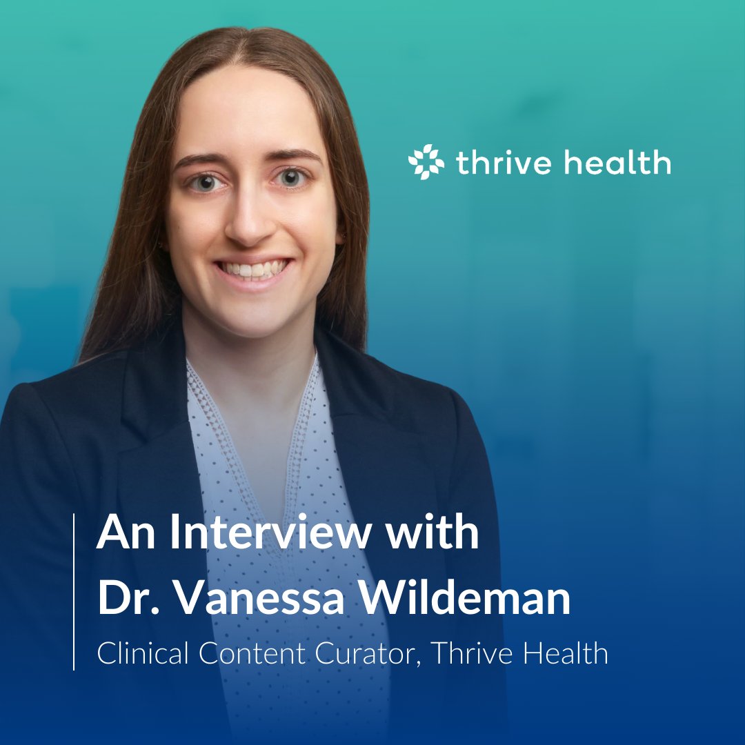 It's #NationalWomenPhysicianDay, an opportunity to celebrate the achievements of female physicians, including Thrive’s very own Dr. Vanessa Wildeman, Clinical Content Curator at Thrive Health.

Learn more about Dr. Wildeman's journey in our latest blog 👉 ow.ly/ayiI50Qxy1r
