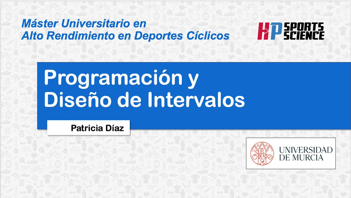 Regresa también con nosotros <a href="/patriciadiaztri/">Patri Díaz</a> 
para continuar con la sesión de Programación y Diseño de Intervalos 📈📊📝🏊‍🚴‍🏃‍

Inmejorable sesión 💪

<a href="/umucafd/">CAFD UMU</a> <a href="/HPSportsSci/">Human Performance & Sports Science</a>