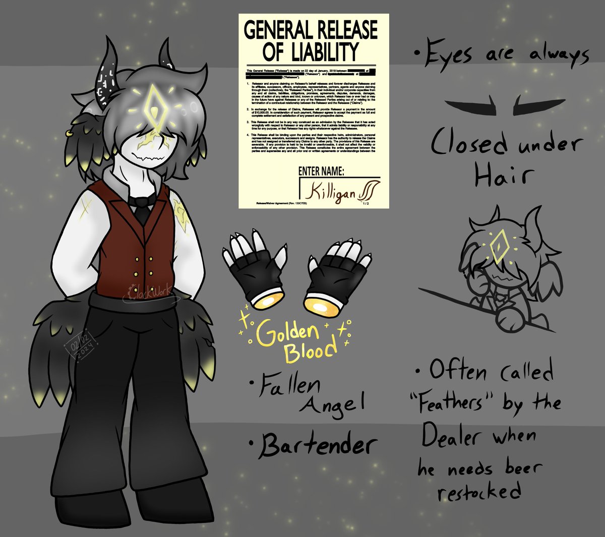 PocketSybil's tweet photo. Killigan has a digital ref now! Lov my fallen angel boi so much
Yeah turns out when God himself gets killed in a game of roulette, you're left working for the guy who killed him
#BUCKSHOT_ROULETTE #buckshotroulette #oc https://t.co/iOkCbF08LH