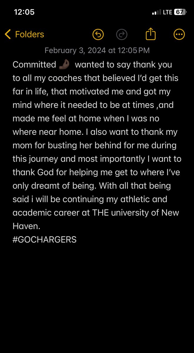 COMMITTED🔵🟡⚪️ @CoachWhitehead1 @coachdubose11 @OwensDarrion @Coach_Mella  @markecke  @CoachBimpong88 @CoachPince @CoachTravisEcke 
#GOCHARGERS