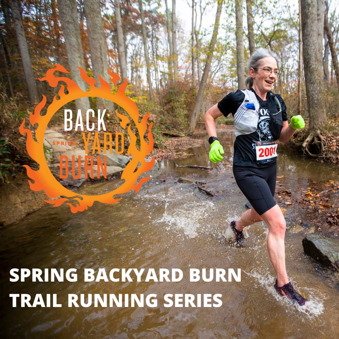 ex2adventures's tweet photo. This spring's Backyard Burn races are:

- March 3rd @ Wakefield Park
- March 17th @ Hemlock Overlook
- April 14th @ Lake Fairfax
- April 28th @ Laurel Hill

#RaceWithEX2 #TrailRunning #Running #RunDC #RunVA #RunMoreTrails https://t.co/7rQFyXufWG