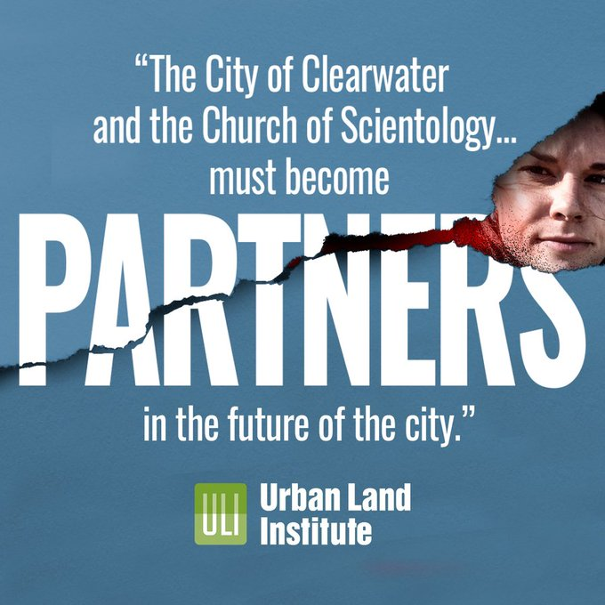 “The City of Clearwater and the Church of Scientology… must become partners in the future of the city,” <a href="/UrbanLandInst/">Urban Land Institute</a> wrote.

So why is <a href="/TroMcManus/">Tracey McManus</a> spending her days and nights trying to publicly torpedo that partnership?

The answer: her private bigotry. <a href="/markkatches/">Mark Katches</a> <a href="/TB_Times/">Tampa Bay Times</a>