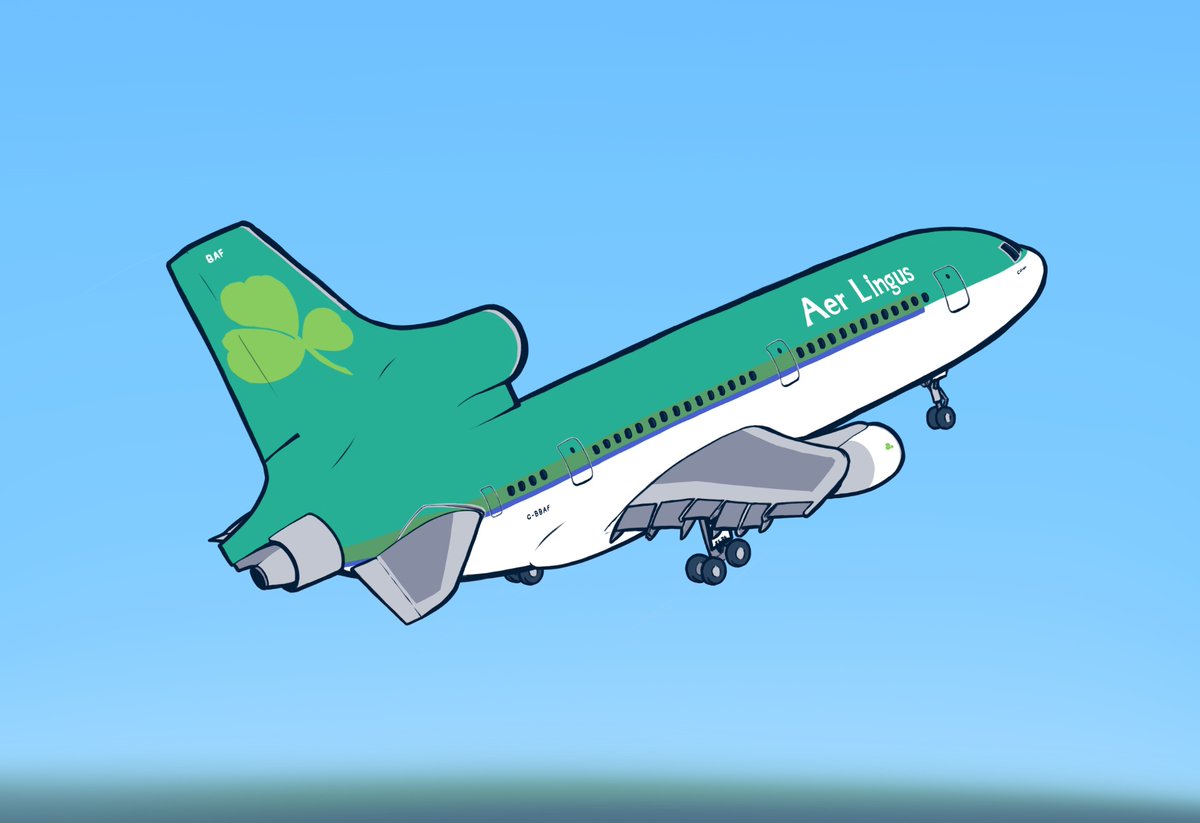Sunny_Goose's tweet photo. Aer Lingus Lockheed L-1011 Tristar

I changed the shades of green so much before settling on this 😭 https://t.co/Do89fwvyB8