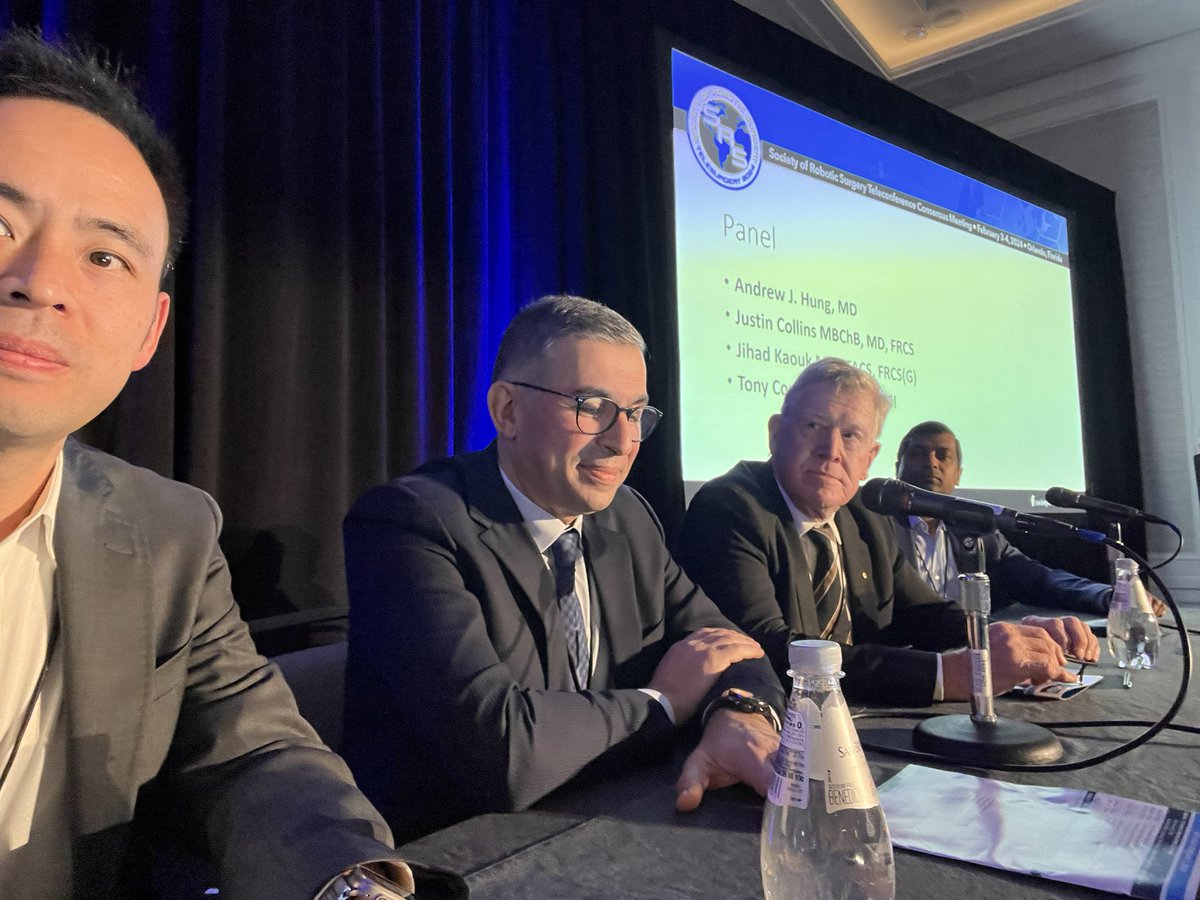 #AI can help us deliver insights back to the surgeon. 

It can also protect us from the deluge of data in the OR… Just because you can record it doesn’t mean it will be helpful.

Telesurgery takeaways <a href="/socroboticsurg/">Society of Robotic Surgery | SRS</a> 

<a href="/aghazimd/">Ahmed Ghazi</a> <a href="/4urology/">Justin Collins</a> <a href="/drjkaouk/">Dr. J. Kaouk</a> <a href="/DrNadineHH/">Dr Nadine Hachach-Haram FRCS (Plast), BEM</a> <a href="/ProfessorTonyC1/">Professor Tony Costello</a>