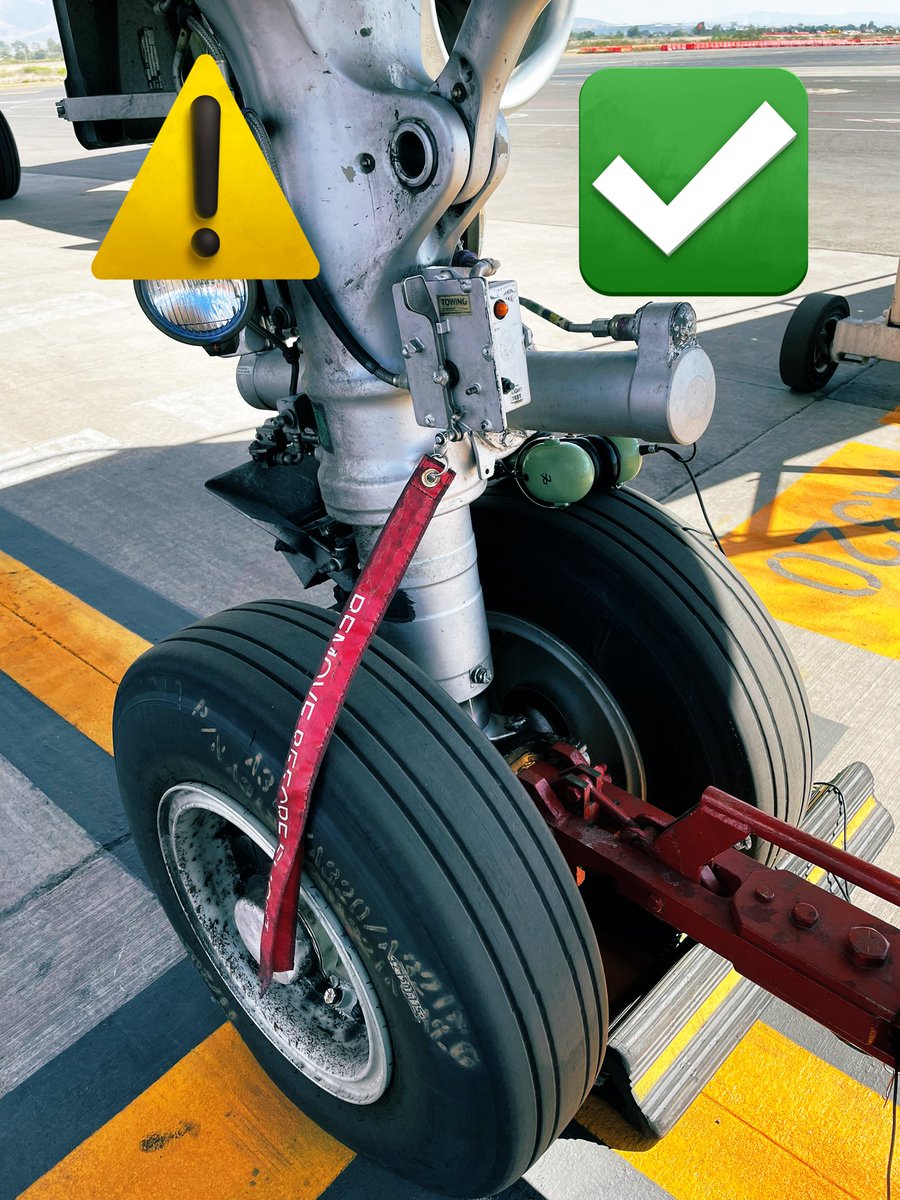 Always!!! Check secure tool bar & pin…. @AOSafetyUAL @MelgozaFj @AeropuertoGTO @Lorendira70 @Chris343121 @pvrsafety @CunSafety @FlorMar_CZM