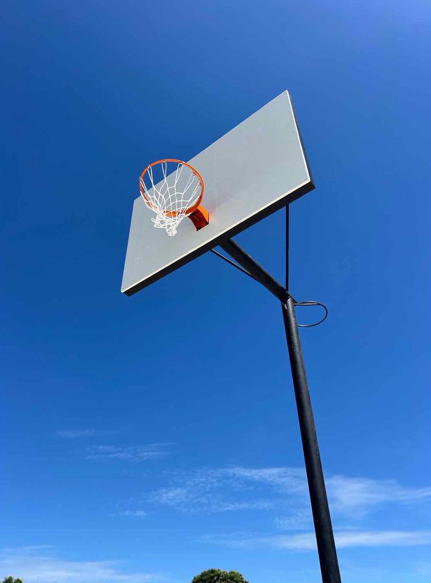 PlayBoldOrg's tweet photo. We have hoops! 

Here’s a sneak peak of some of the installation process of our basketball hoops in Zambia. We are in the home stretch! https://t.co/VChdAp6XD9