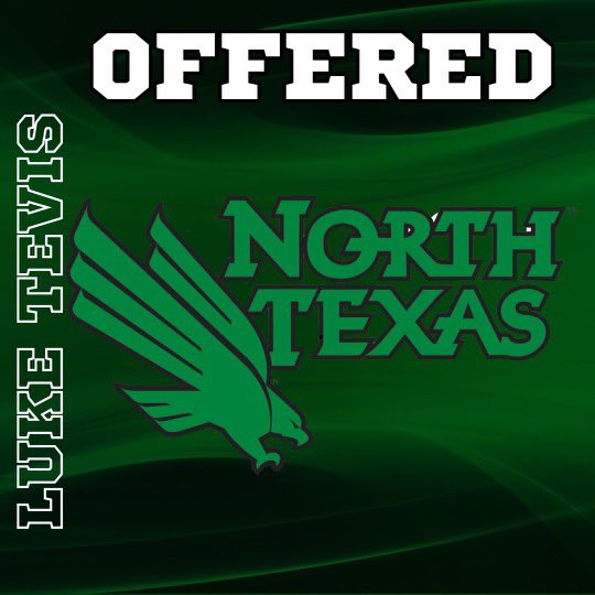 After a great conversation with <a href="/JordanDavisUNT/">Jordan Davis</a> I am extremely blessed to receive my first D1 offer from the University of North Texas!
<a href="/j73killough/">John Killough</a> <a href="/paschalhsfball/">Paschal Football</a> <a href="/FWISDAthletics/">FWISD Athletics</a> <a href="/TrustMyEyesO/">⭕️FFERTUNITY</a>