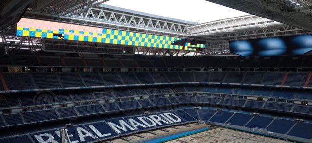 MigBurgos_'s tweet photo. ⚠️ INFO: Según fuentes de la obra del Santiago Bernabéu, si no hay ningún inconveniente, el estadio podría estar terminado al completo (halo 360° y demás matices) para unos hipotéticos cuartos de final de UCL, es decir finales de marzo/principios de abril. 

📸:@maribeldejesusd https://t.co/GHEkDsq3f0