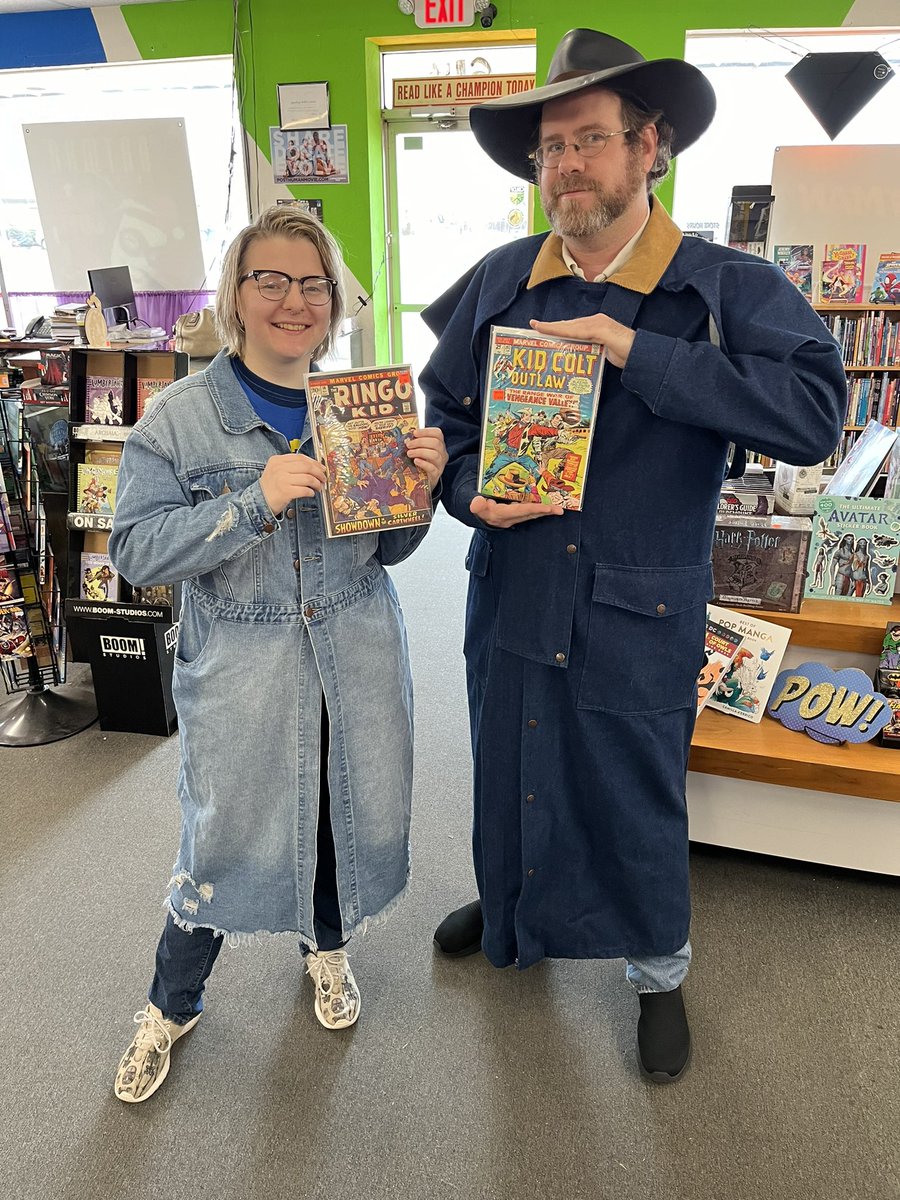 Yeehaw! Mosey on down to Speeding Bullet Comics on Saturday, Feb. 3 for a flash Western sale! Western back issues are buy 2 get 1 free today!