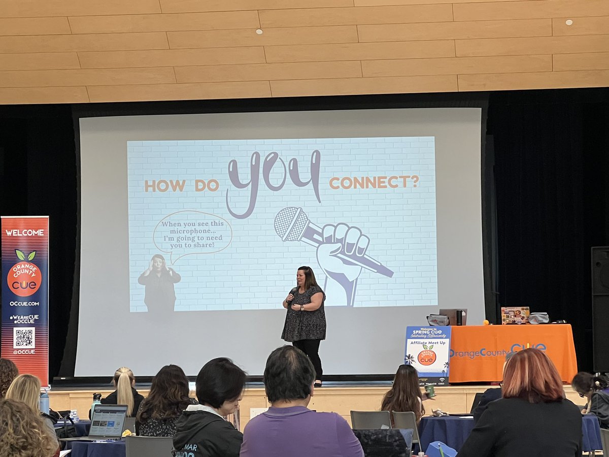 So happy to start #techfest24 with THE @annkozma723 sharing how and WHY teachers need to connect. #occue