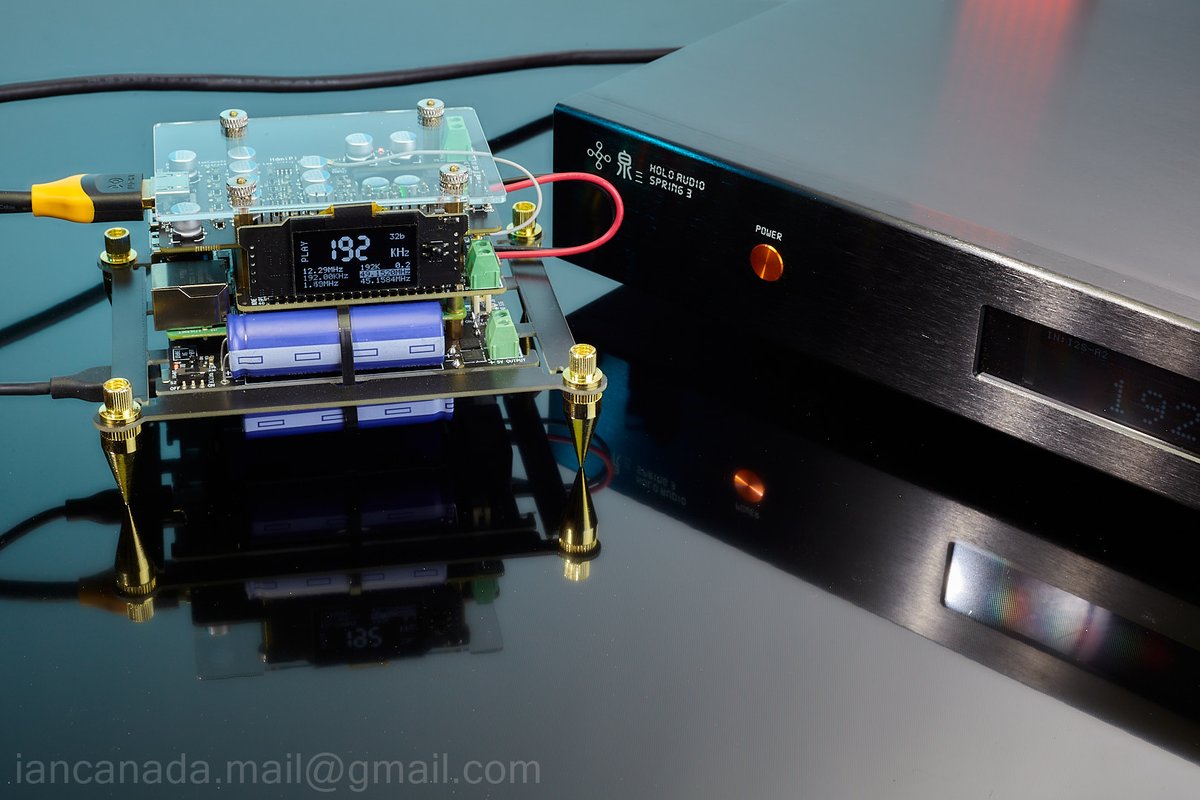 HdmiPi Pro II is released.
As Flagship I2S/DSD over HDMI streamer transport interface, it has configurable HDMI format can work with all DACs, as well as many other improvements.

#HdmiPiProII
Store: iancanada.ca/products/17b-h…
User's manual: github.com/iancanada/Docu…