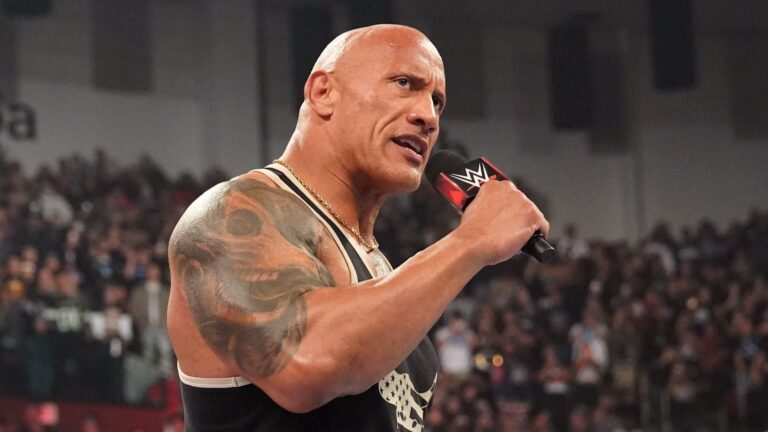 The Rock ameaça Triple H após a conferência da WWE WrestleMania 40