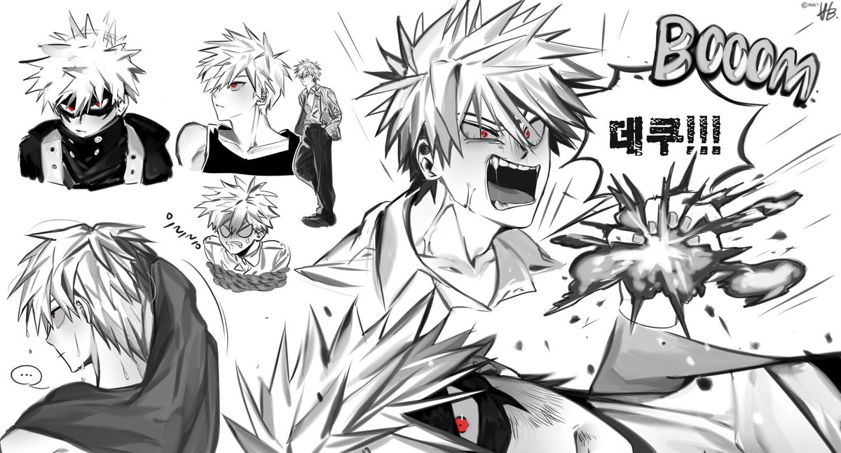 1248_0601's tweet photo. #MHA #爆豪勝己
입덕초에 그린 바쿠고 재업💥💥 https://t.co/nED80lJRk7