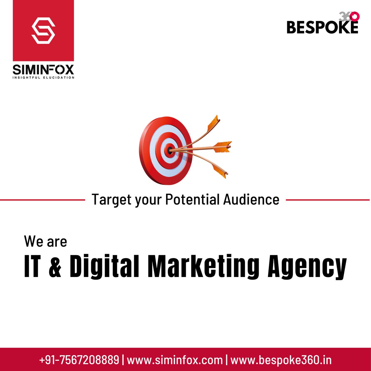 SimiNFOX's tweet photo. Target your right audience by choosing the right agency! #digitalmarketing #socialmediamarketing #creativeagency #marketingagency #digitalagency #IT #ITAgency https://t.co/mVwux0zJHU