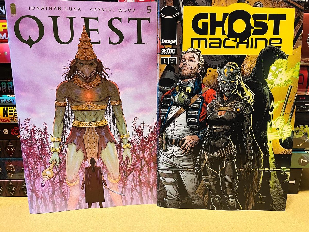 nerds_of_fun's tweet photo. #quest #ghostmachine #deadlyhandsofkungfu #batmanandrobin #newcomics #comics #comicbooks #newcomicbookday https://t.co/b5iDZknGn4