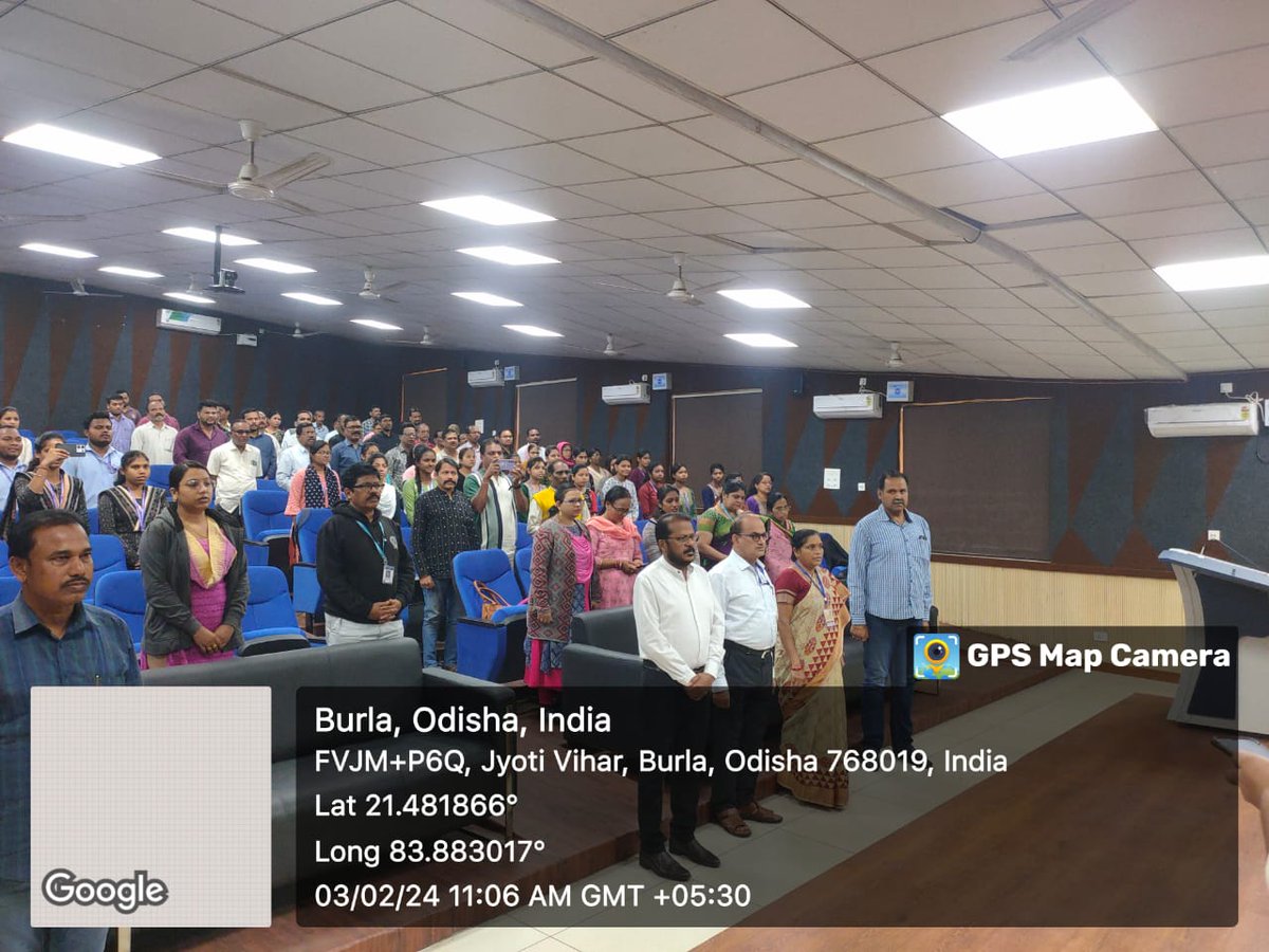 All Staff and Students of Sambalpur University sing the state Anthem "Bande 
Utkal Janani" to celebrate our language and rich culture history on the occasion of the 
1st World Odia Language Conference <a href="/DHE_Odisha/">Higher Education Department, Govt. of Odisha 🇮🇳</a>