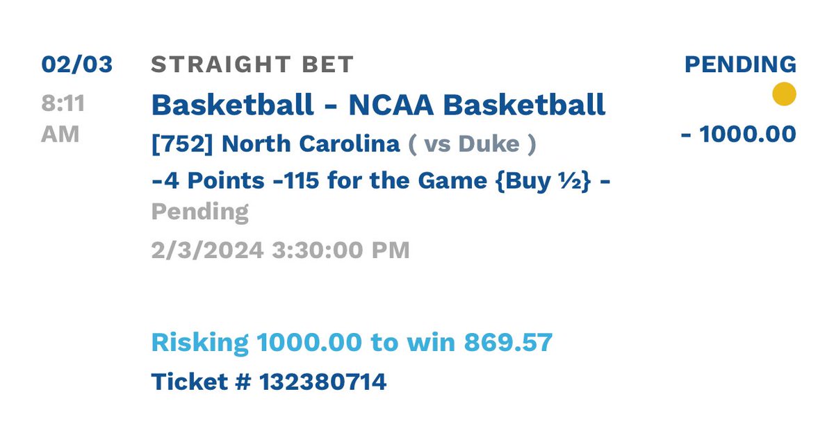 pardonmypick's tweet photo. SENDING THE 🐳🐳🐳 TO A FEW PEOPLE THAT RETWEET ‼️

CBB FREEPLAY 🏀

NORTH CAROLINA -4

LOCK IT IN!!!! 🔒🔒🔒

DROP A LIKE IF UR TAILING!!! 🔥🔥🔥
https://t.co/76jfjwmEaP https://t.co/Ew91nSAQ2N