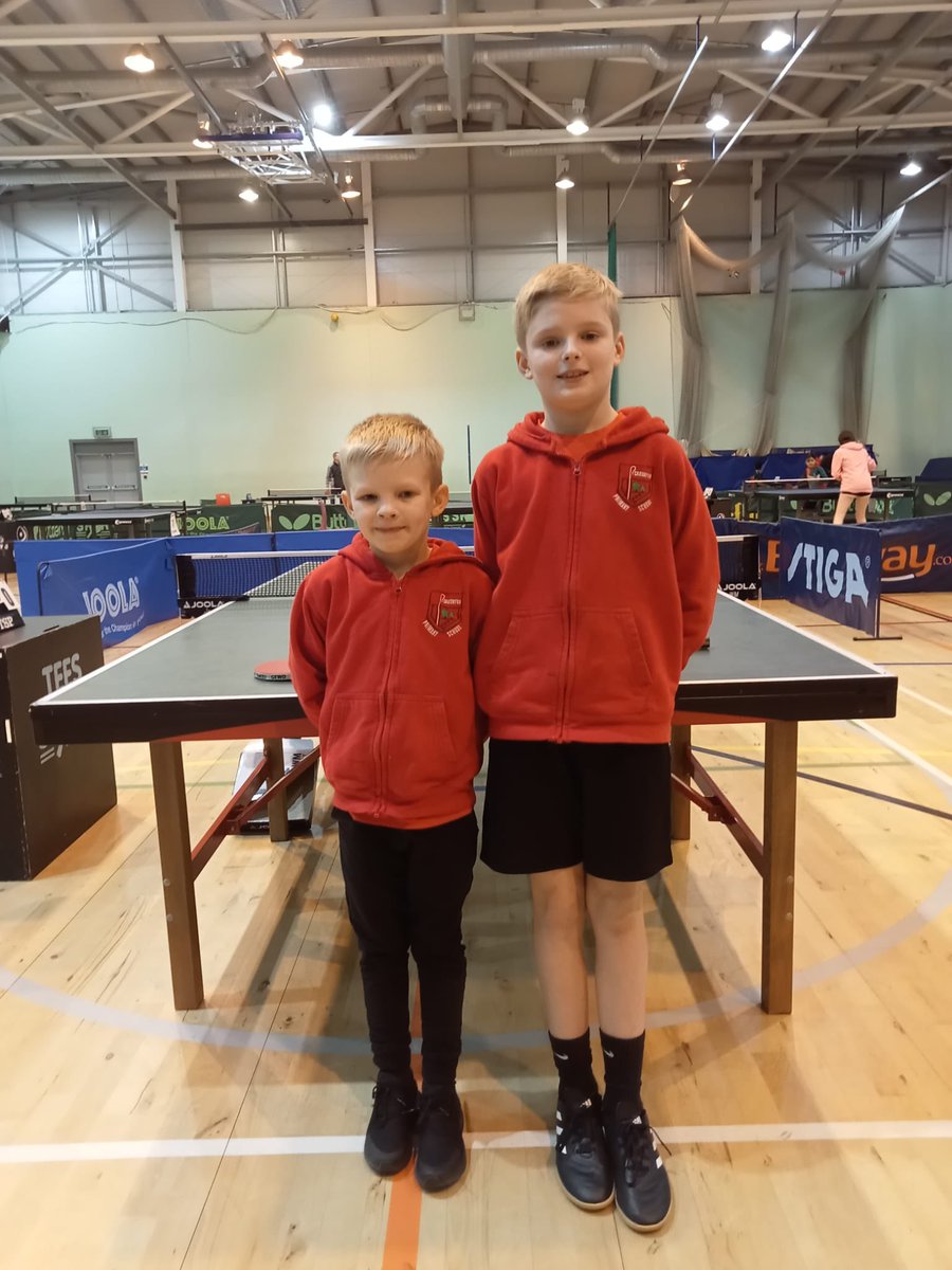 Representing <a href="/CrookfurPrimary/">Crookfur Primary</a> school today at Primary Schools Table Tennis Championships <a href="/TableTennisScot/">TableTennisScotland</a>