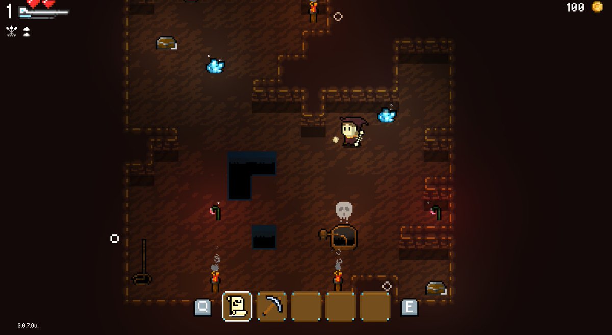 ADziezyk's tweet photo. Another collaboration has been established! I present to you Hollow Mine! A new version of the game with my music and sounds is coming soon!

#hollowmine #gameplay #soundtrack #game #originalsoundtrack #sfx #composer #roguelike #gamedev #gamedevcomposer #music #dungeon https://t.co/Stts9RgO4t