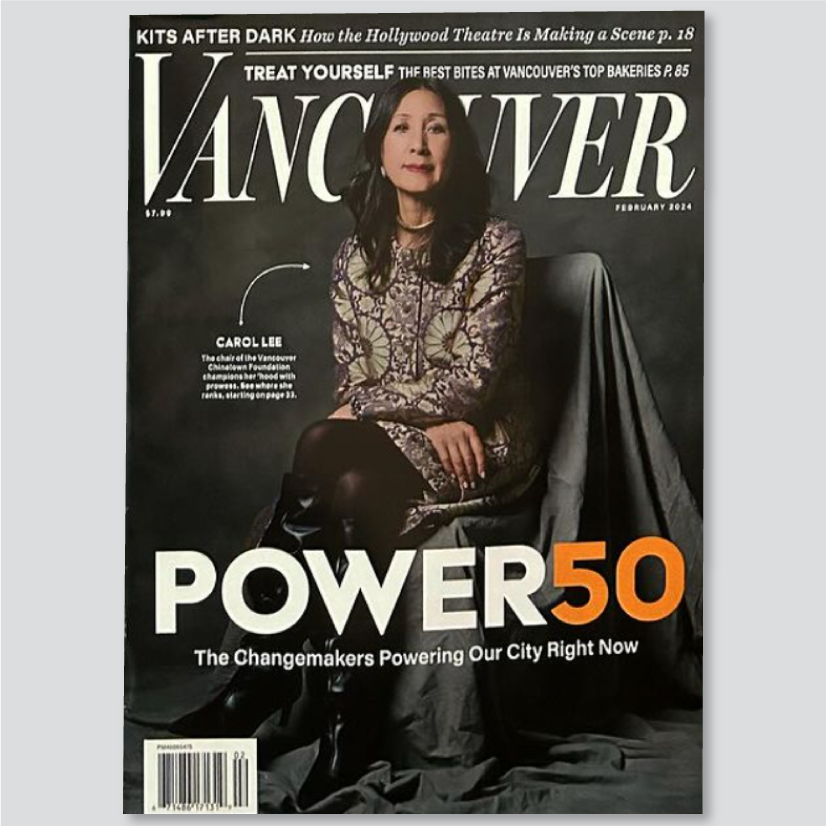 Chinatown Foundation (@chinatownfdn) on Twitter photo We are thrilled to share that our Co-Founder and Chair, Carol Lee, was named among <a href="/vanmag_com/">Vancouver Magazine</a>'s prestigious Power 50 list 🙌
The Power 50 awards celebrate Vancouver’s most influential changemakers powering our city right now.
vanmag.com/city/power-50/… We are thrilled to share that our Co-Founder and Chair, Carol Lee, was named among <a href="/vanmag_com/">Vancouver Magazine</a>'s prestigious Power 50 list 🙌
The Power 50 awards celebrate Vancouver’s most influential changemakers powering our city right now.
vanmag.com/city/power-50/…